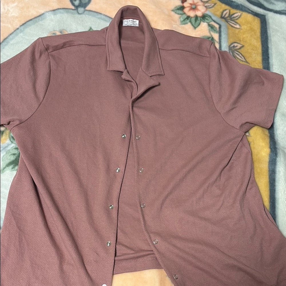 Primark Pink Casual Button Down Shirt